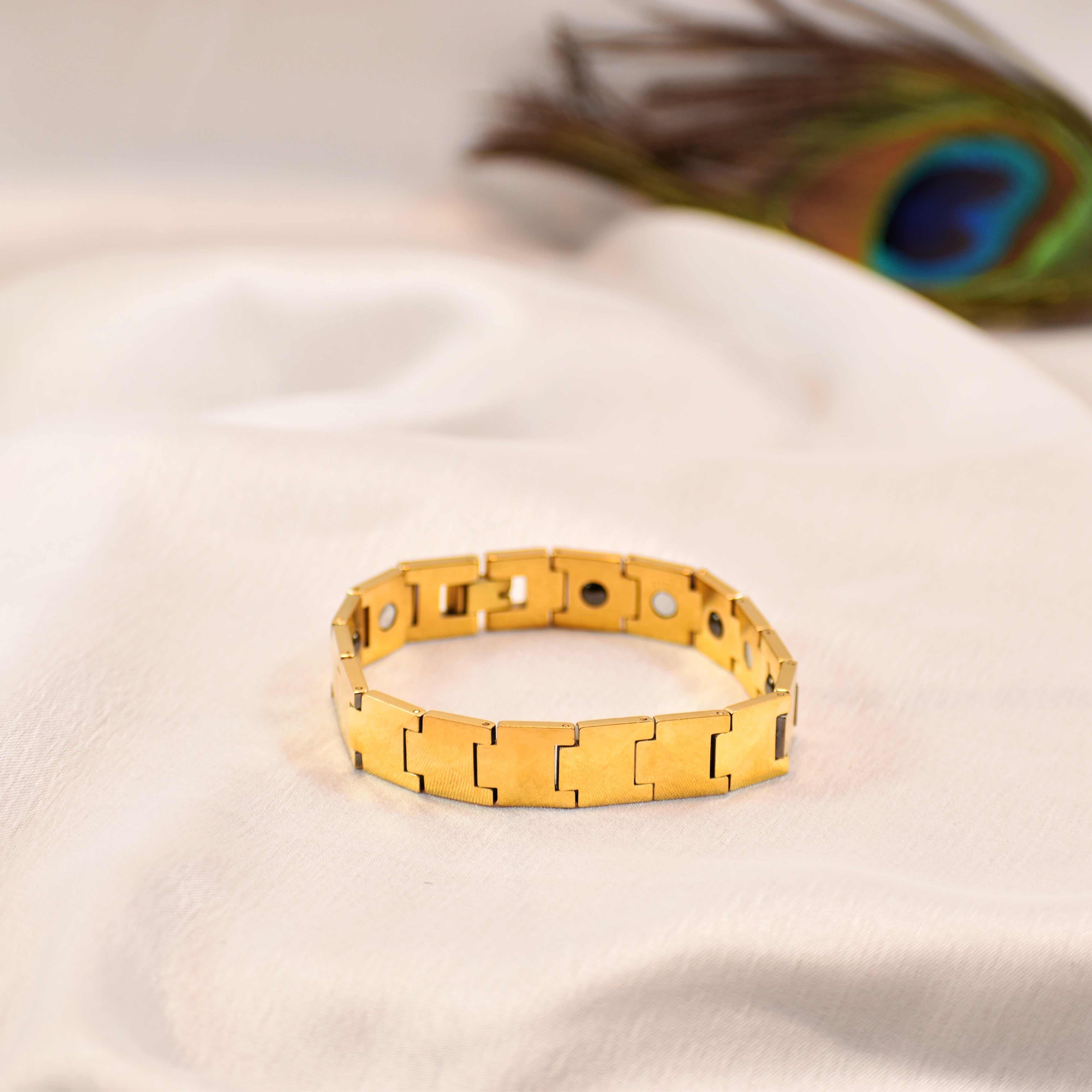 Imperial Gold Plated Bracelet | Timeless Stainless Steel Elegance
