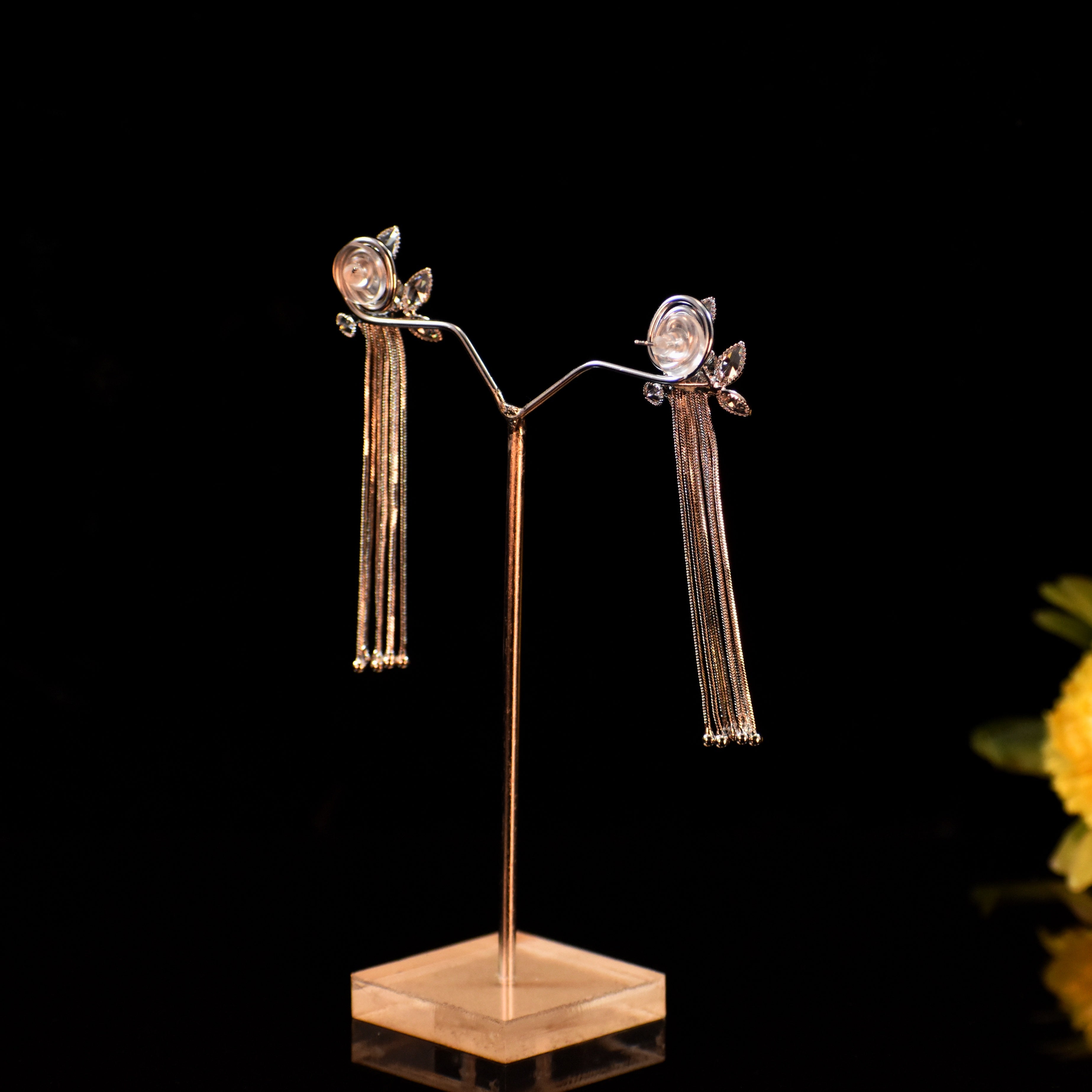 ✨ Premium Floral Tassel Earrings | Anti-Tarnish | Rust-Free | Premium Jewelry for Women & Girls ✨