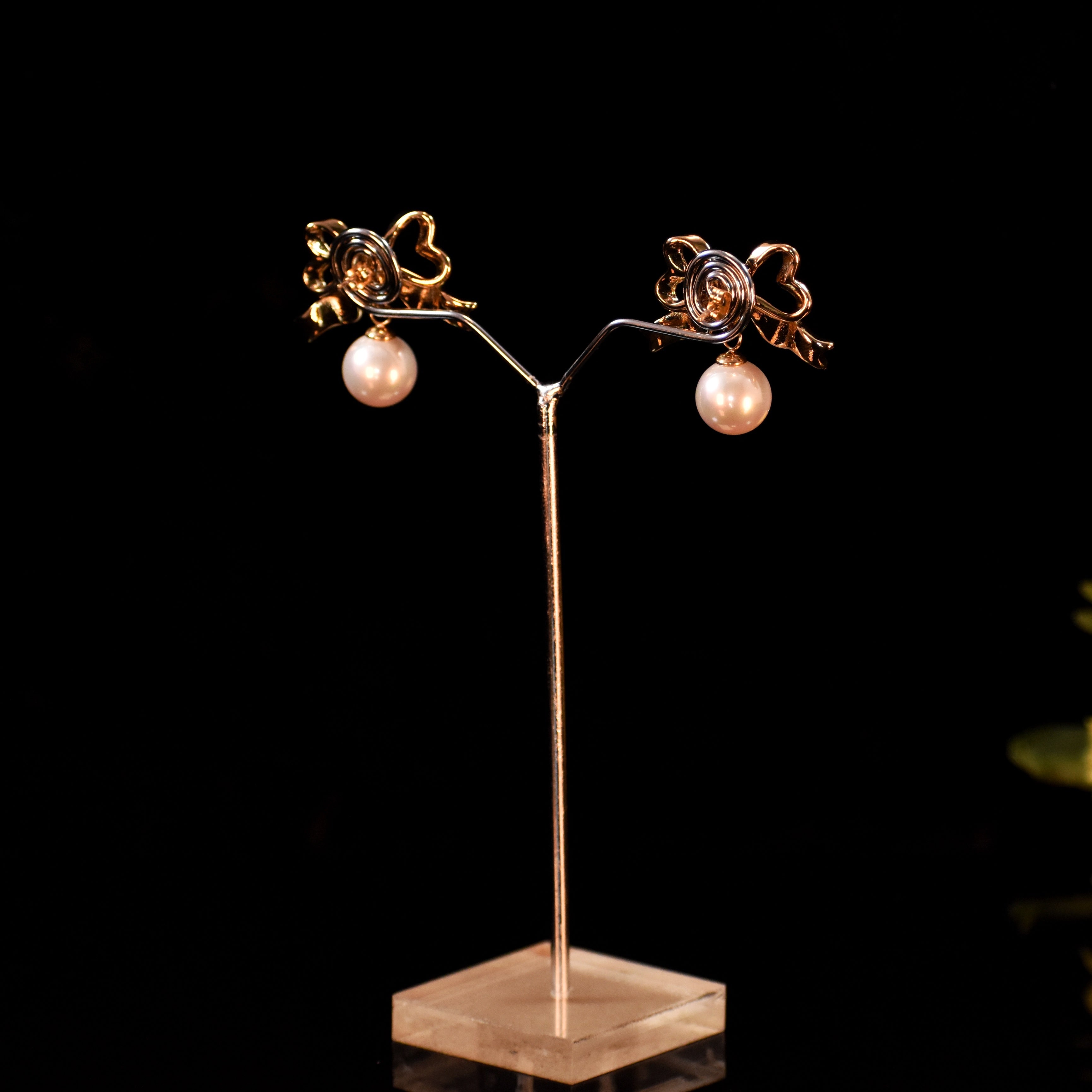 ✨ Premium Bow Pearl Drop Earrings | Anti-Tarnish | Rust-Free | Elegant Jewelry for Women & Girls ✨