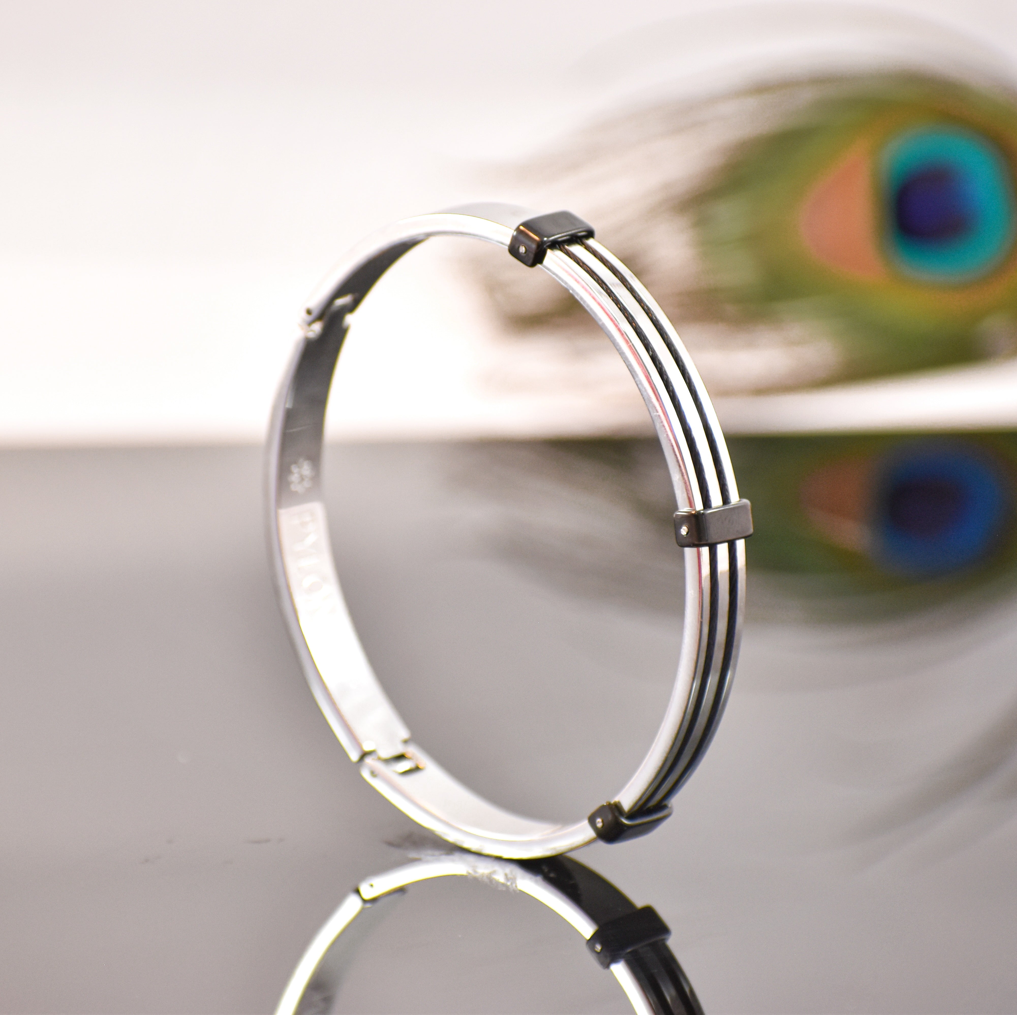 Triple-Line Stainless Steel Kada β Sleek, Modern & Minimal | 1 Year Warranty β