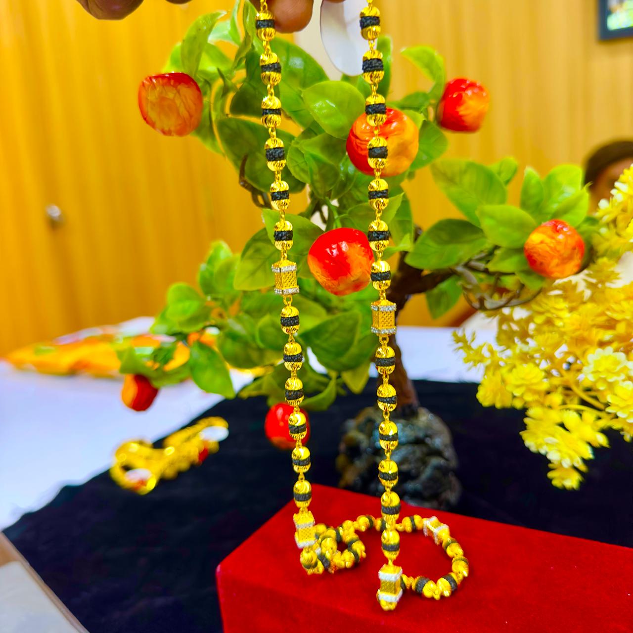 24 Carat Real Gold Plated Rudraksh Mala 30% Refund Promise | રુદ્રાક્ષ માળા 24 કેરેટ સોનાની પલેટિંગ સાથે