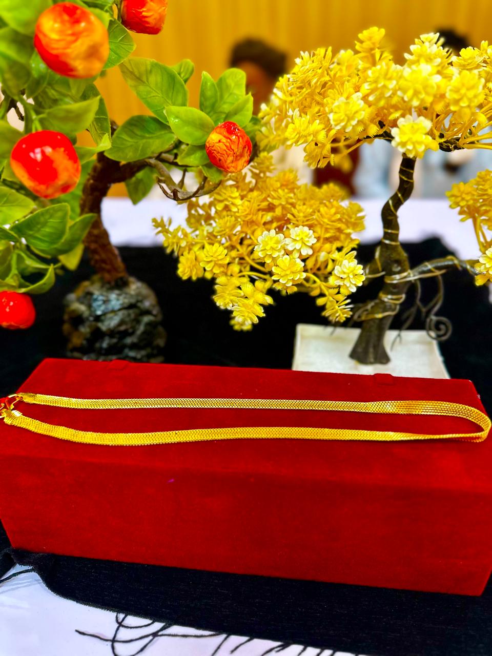 Royal Touch 24K Gold Plated Lightweight Chain Mala