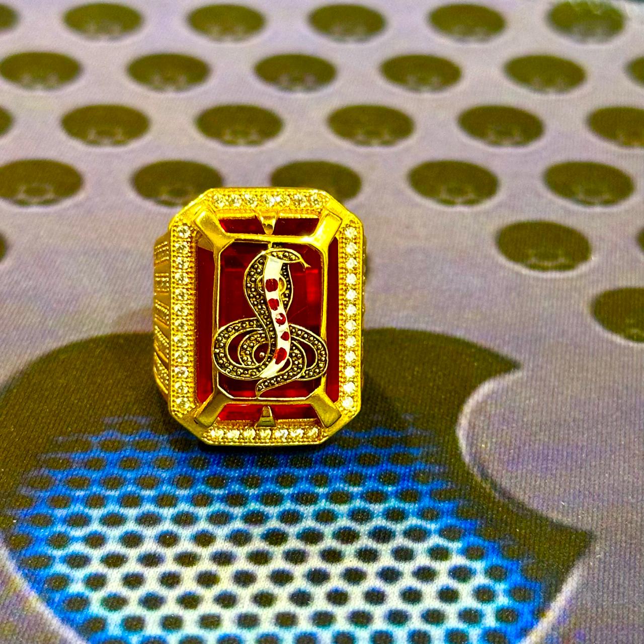 ગોગા મહારાજ ગોલ્ડ પ્લેટેડ રિંગ 🐍✨ - Jay Goga Gold Ring GOGA MAHARAJ NA BHAKTO MATE