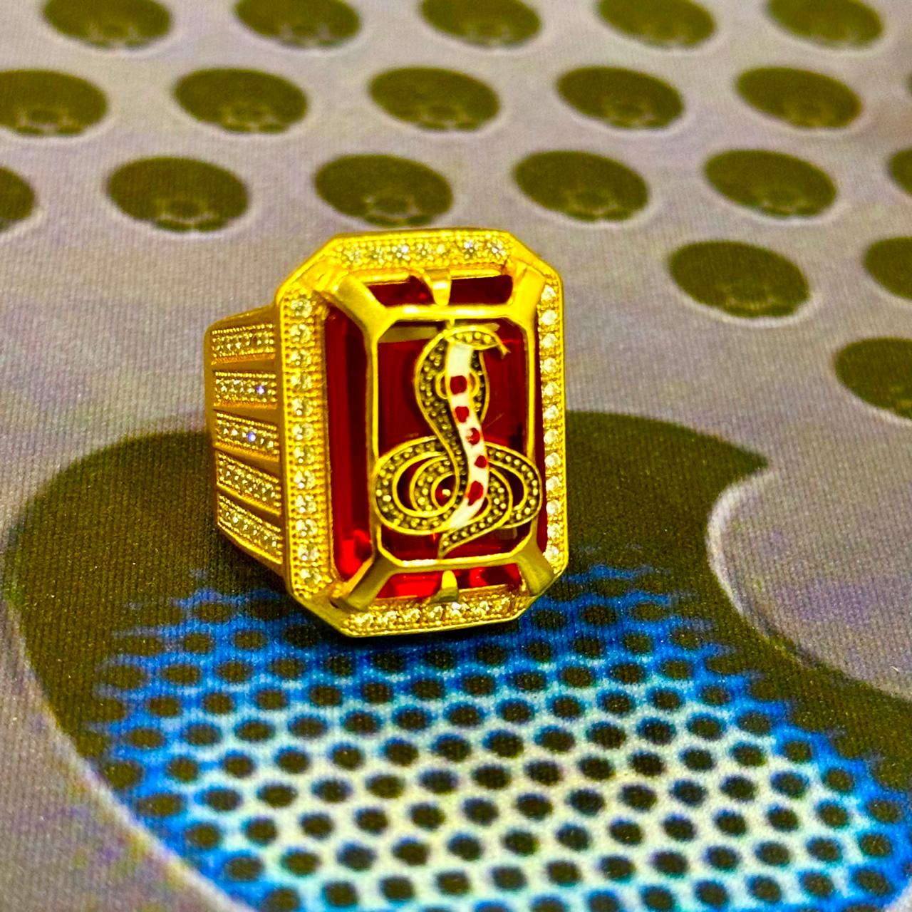 ગોગા મહારાજ ગોલ્ડ પ્લેટેડ રિંગ 🐍✨ - Jay Goga Gold Ring GOGA MAHARAJ NA BHAKTO MATE