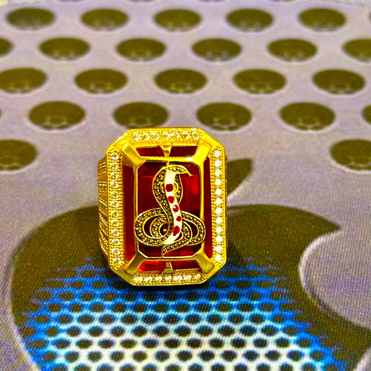 ગોગા મહારાજ ગોલ્ડ પ્લેટેડ રિંગ 🐍✨ - Jay Goga Gold Ring GOGA MAHARAJ NA BHAKTO MATE