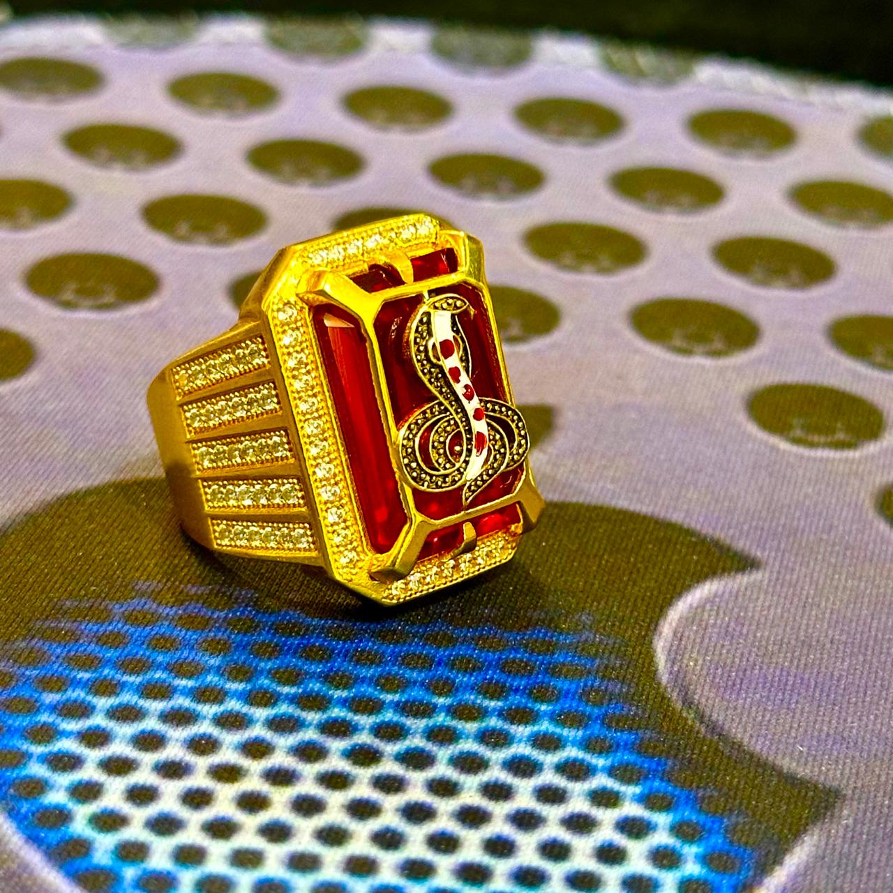 ગોગા મહારાજ ગોલ્ડ પ્લેટેડ રિંગ 🐍✨ - Jay Goga Gold Ring GOGA MAHARAJ NA BHAKTO MATE