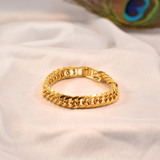 Premium Anti-Tarnish Gold-Plated Bracelet | ડેઈલી Use માટે પ્રીમિયમ ક્વોલિટી સાથે