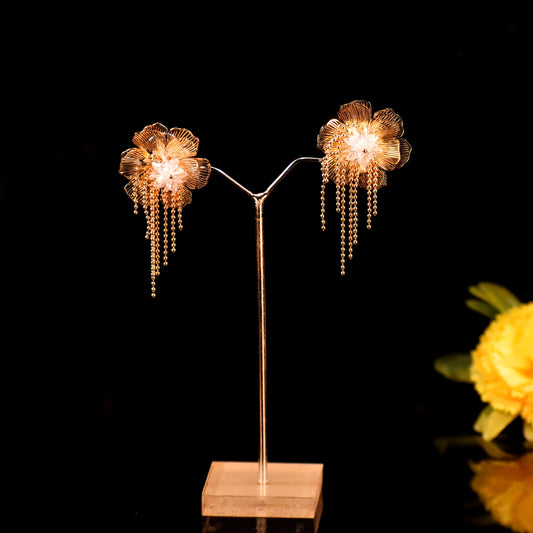 ✨ Premium Floral Chandelier Earrings | Anti-Tarnish | Rust-Free | Luxury Jewelry for Women & Girls ✨