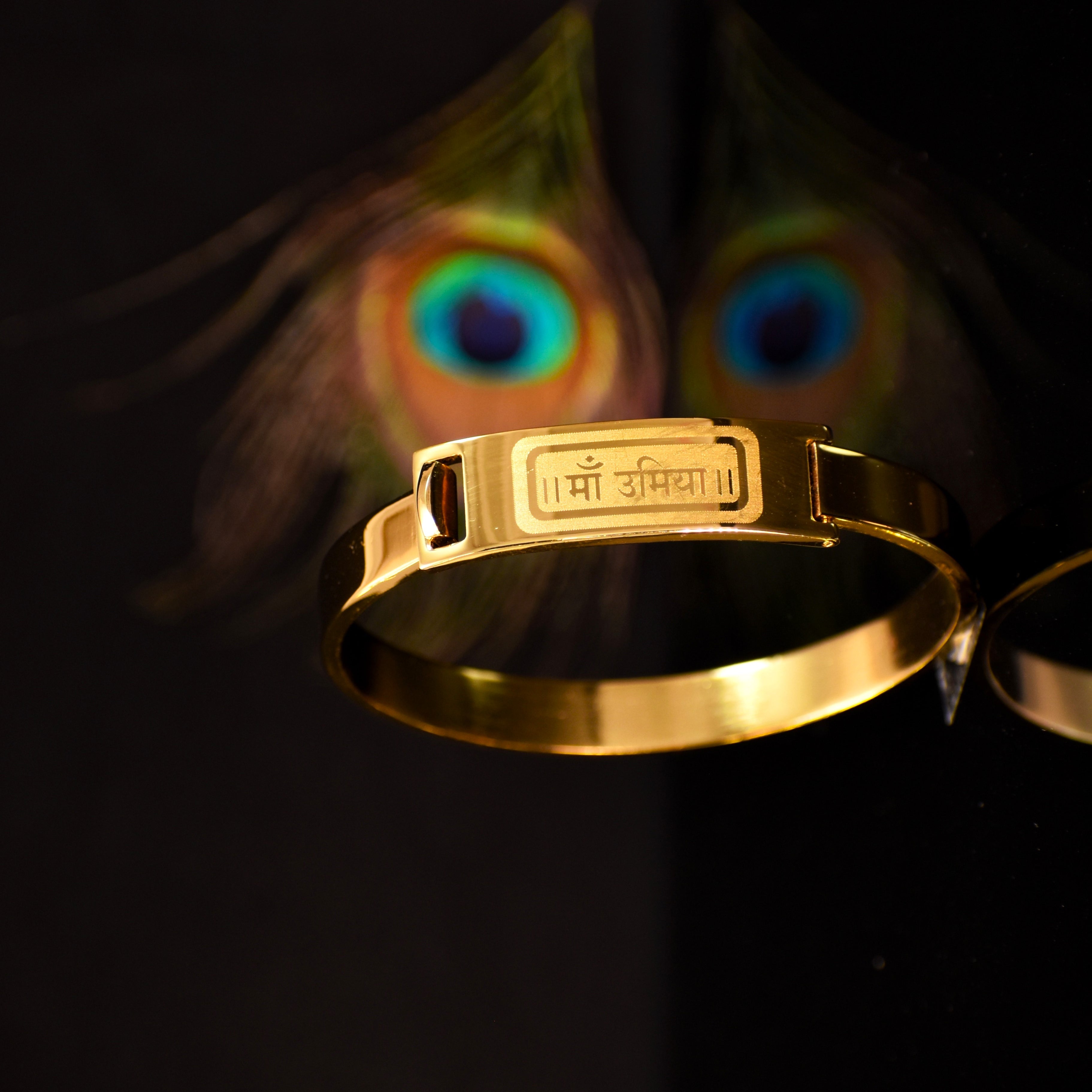 Umiya Maa Kada – IGP Gold Plated Bracelet  1 Year Replacement Warranty