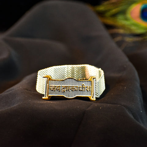 Jay Dwarkadhis Bracelet Kada Casual Design Gold Plated For Men  ✅ 12-Month Guarantee