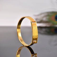ASAPURA MATAJI GOLD PLATED BRACELE KADA  ✅ 12-Month Guarantee