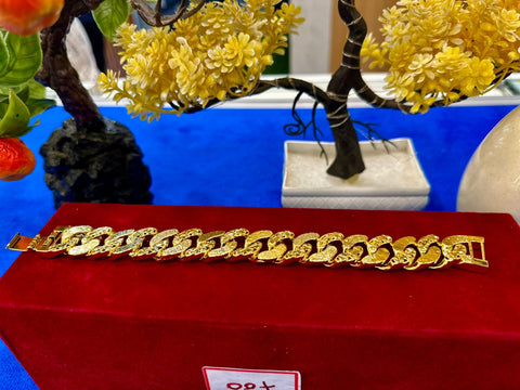 Premium Gold Plated Bracelet – IGP Certified and 12 Month Color Guarantee